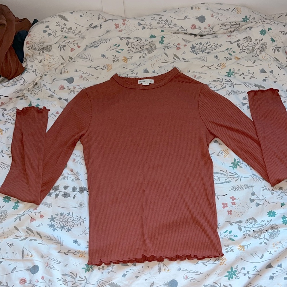 Medium, long sleeve, Cotton On, Burt Orange